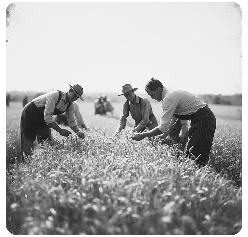 La raccolta del grano